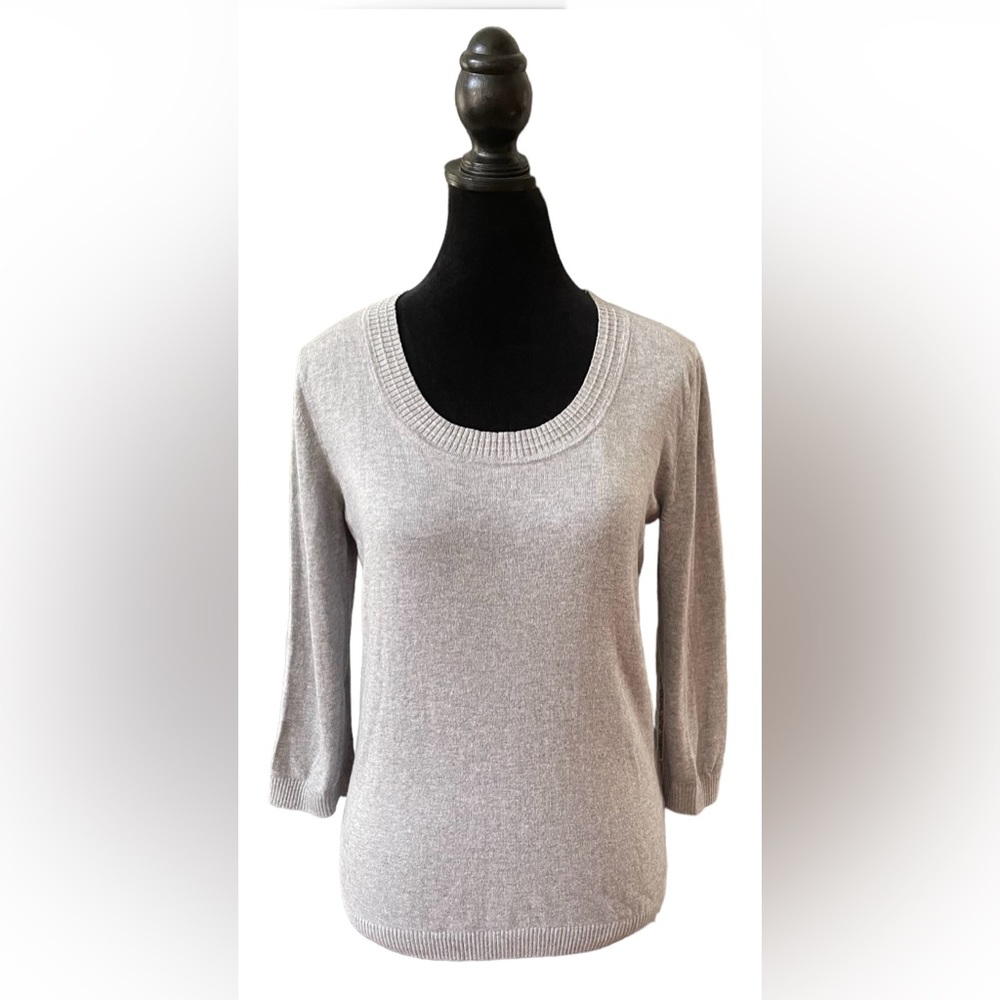 Banana Republic: Gray Wool Cashmere Sweater